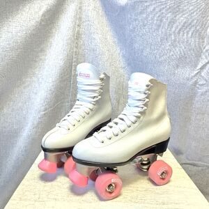 NIB Chicago Skates Indoor/Outdoor Women's White Rink Roller Skates Size 7